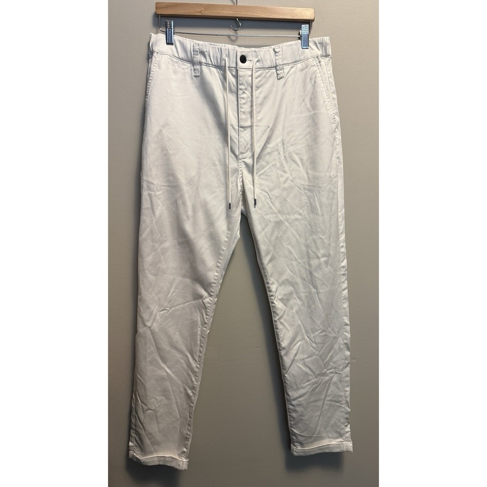 Joes Jeans Laird Drawstring Straight-Leg Pants Sea Salt Beige Men's‎ Large NWT